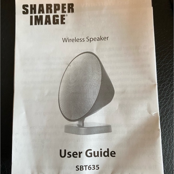 SHARPER IMAGE Wireless speaker SBT635 - Picture 6 of 8